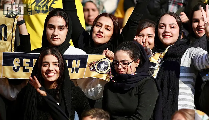 حضور زنان در ورزشگاه 2 women fans5