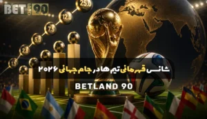 شانس قهرمانی تیم ها در جام جهانی 2026